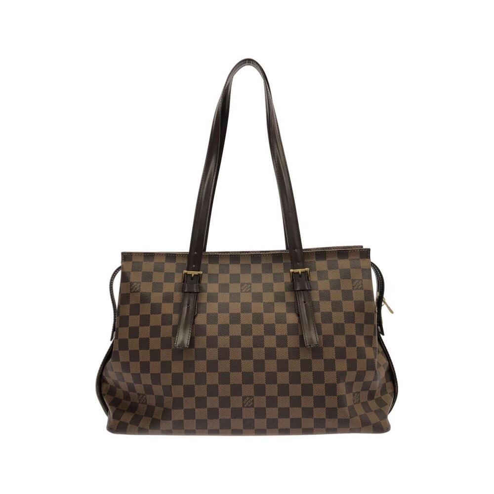 LOUIS VUITTON Authentic Brown Damier Shoulder Bag